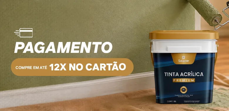 Pagamento. Compre em até 12x no cartão.